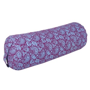<b>Yoga</b> Bolster Pillow Cylindrical Design Soft Breathable Fabric Cover Firm Support Cushion for Meditation Restorative <b>Yoga</b> <b>Pilates</b> - Product Image 1