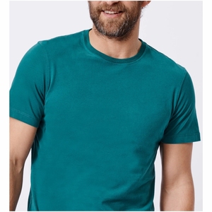 T-shirt personnalisé 100 % coton épais pour homme, coupe oversize, imprimé, brodé, uni, haute qualité, grandes tailles - Product Image 2