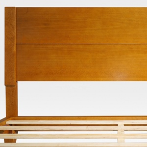 Japanese Joinery Wooden <b>Bed</b> <b>Frame</b> Minimalist Style Tool-free Rubberwood <b>Bed</b> Vietnam Custom Bedroom Furniture Manufacturer - Product Image 3