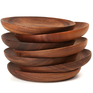 UO Ensemble de Plats en Bois d'Acacia de Haute Qualité pour Servir des Snacks, des Apéritifs et des Noix, Vente en Gros Industrielle OEM/ODM Personnalisée, Inde - Product Image 5