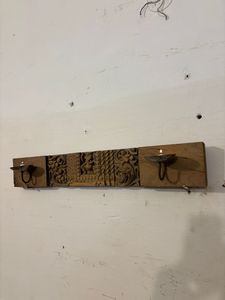 Panel de Madera de Teca Vintage con Grabado Fino, Estilo Moderno de Mediados de Siglo, Artesanía, Decoración de Pared para Hogar u Oficina, Muebles de Exterior - Product Image 3