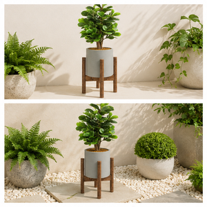Trending Modern Wooden Plant Stand Indoor/Outdoor Flower <b>Pot</b> <b>Holder</b> Solid Wood Eco-Friendly Durable Display Rack for Home Garden - Product Image 3