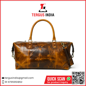 Sac de voyage en cuir véritable de haute qualité, personnalisable, grande capacité, avec logo, pour hommes et femmes - Product Image 2