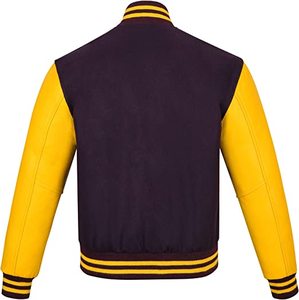 2025 OEM Customized Unisex Premium Quality Wool Varsity <b>Jacket</b> Hooded Streetwear Casual Basketball Baseball Letterma Available - Product Image 2