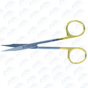 Ciseaux d'opération pour pansements Ciseaux TC Kelly Ciseaux à manche doré pointu Instruments dentaires chirurgicaux TC pour la coupe de précision - Product Image 6