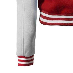 2026 Brand New Custom Women's <b>Real</b> <b>Leather</b> <b>Jacket</b> High Quality Letterman red Varsity Baseball College University Design - Product Image 5