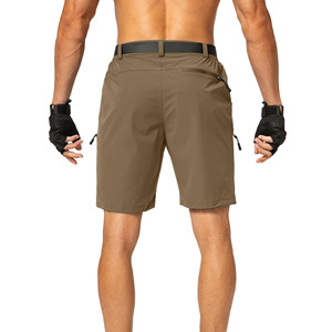 Pantalones cortos ligeros personalizados para hombre, de secado rápido, con bolsillos con cremallera, para actividades al aire libre, gimnasio, trabajo, fitness, correr y senderismo. - Product Image 2