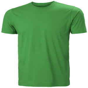 เสื้อยืดสีเขียวล้วน แขนสั้น คอกลม ผ้าฝ้าย สไตล์ลำลอง เหมาะสำหรับฤดูร้อน เสื้อพื้นฐาน สีพื้น ใส่ได้ทุกวัน ชุดออกกำลังกาย ชุดเล่นกีฬา - Product Image 1