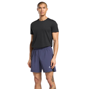Pantalones Cortos Deportivos para Hombre, Ajustados, de 7 Pulgadas, para Gimnasio, Entrenamiento, Running, Fitness, Color Morado y Negro - Product Image 4