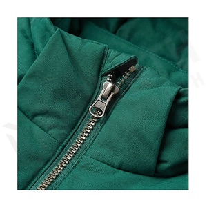 Hooded Quilted Waterproof <b>Bubble</b> Jacket Black Full Sleeve Winter Windproof Cotton Shell Knitted Fabric Polyester Filling Stand - Product Image 4