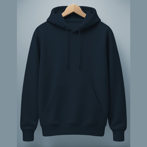 Sudadera con Capucha Color Morado Personalizado, Corte Regular, Diseño Casual de Color Sólido con Bolsillos, Prenda de Otoño en Tejido de Felpa Francesa - Product Image 5