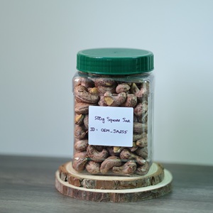 Suministro Directo de Fábrica con Certificación ISO, Envase Personalizado OEM de Vietnam, Nueces de Anacardo Tostadas Premium en Frasco Cuadrado de 500g (Tapa Verde) 12 - Product Image 2