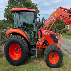 Durable Kubota M7060 diesel agricultural tractor for farming plowing harrowing planting and general crop <b>cultivation</b> - Product Image 6
