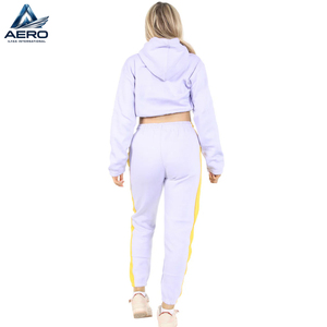 2026 Top Demand Product Women Tracksuit Long Sleeve Crop Tops Pants <b>Sets</b>, In Best Price Plus Size Ladies Gym Crop Tracksuits - Product Image 5