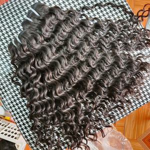Perruque courte en cheveux humains Remy à trame unique Super Wave, expédition express mondiale - Product Image 3