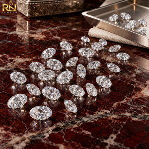Diamant ovale de 11,75 carats de couleur DEF, produit en laboratoire |   Pierre facettée brillante, tailles réglables, pour usage en bijouterie - Product Image 1
