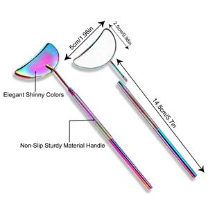 Customizable Color and Packing Eyelash Makeup <b>Mirror</b> with Handle <b>Square</b> Diamond New Shapes Portable Cosmetic <b>Mirror</b> - Product Image 3