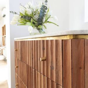 ตู้ลิ้นชักวานดาน่า อัลตร้า ไพร์ม ทำจากไม้กระถินเทศและหินอ่อนสีขาว - Product Image 3