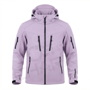 Chaqueta Softshell Premium para Hombre con Capucha, Impermeable, Resistente al Viento, Chaqueta Táctica para Exteriores, Proveedor OEM - Product Image 6