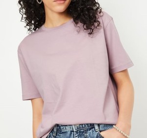 T-shirt de luxe pour femme, été, manches courtes, coton, coupe ajustée, respirant, doux, couleur unie, décontracté, haute qualité, tendance - Product Image 5