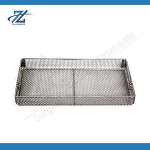 Plateau en treillis métallique réutilisable pour instruments chirurgicaux, panier de stérilisation médicale pour hôpitaux, cliniques dentaires et vétérinaires – Pakistan - Product Image 2