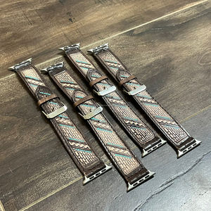 Bracelet de montre en cuir usiné à la main de nouvelle conception OEM et ODM pour bracelets de montre Apple Bracelet en cuir véritable à dégagement rapide pour hommes et femmes - Product Image 4