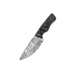 Couteaux de chasse professionnels sur mesure, haut de gamme, faits à la main en acier, manche en bois, qualité industrielle, avec étui en cuir - Product Image 1