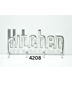 High on Demand Metal Wall <b>Hooks</b> <b>Kitchen</b> Word Design Decorative Hanging Rack for Cups Keys & <b>Kitchen</b> Organizer for Export - Product Image 4