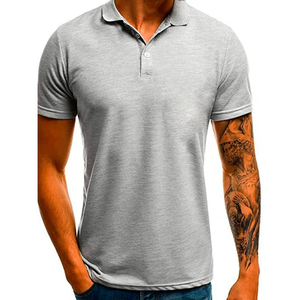 Polo de golf premium pour homme, coupe ajustée, nouveau design, séchage rapide, avec fermeture éclair quart de tour, manches courtes, décontracté - Product Image 4