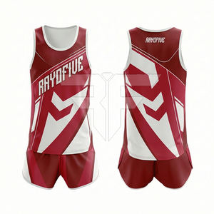 Tenue de course sur piste personnalisée avec numéro, 100 % polyester, légère, respirante, antibactérienne, unisexe adulte, fabriquée au Pakistan - Product Image 3