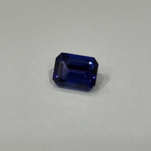 Tanzanite bleue naturelle taille octogonale 10,91 carats certifiée GSI, pierre précieuse de tanzanite brute chauffée, qualité AAAA, gemme bleue de qualité supérieure de Tanzanie - Product Image 4