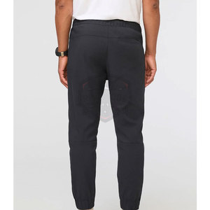 Pantalon décontracté pour homme en coton léger, respirant et écologique, à taille haute, coupe droite, avec cordon de serrage, pour l'extérieur, faible MOQ - Product Image 4