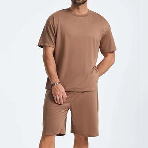 Conjunto Deportivo de Verano para Hombre, de Algodón Sólido, de Alta Calidad, Secado Rápido, Transpirable y Ligero, Modelo 2026 - Product Image 1