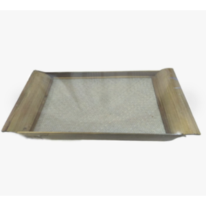 Bandeja Rectangular de Bambú Tejida a Mano con Asas, Estilo Rústico Ecológico para Uso en el Hogar, Restaurantes y Eventos de Boda - Product Image 2