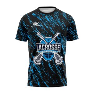 Camiseta Deportiva de Lacrosse con Logotipo Personalizado OEM/ODM, Sublimación, Sin Mangas, Transpirable, de Secado Rápido, Poliéster, Cuello Redondo - Product Image 1
