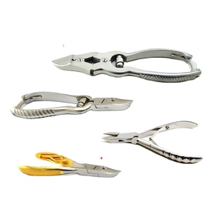 Coupe-ongles robustes pour manucure et pédicure, lot de 4 en acier inoxydable, tranchants, pour ongles épais, incarnés et pour bébés - Product Image 1