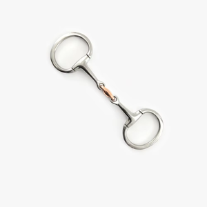 บิตม้าคุณภาพพรีเมียม บิตแบบ Snaffle พร้อมเชิงกรอบ/ที่รองแก้ม สำหรับขี่ม้า ทำจากสแตนเลสสตีล บิตแบบอังกฤษ - Product Image 4