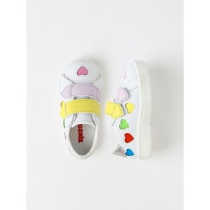 OZKIZ Korean <b>Sweet</b> <b>Heart</b> Design Kids Sneakers 2-7 Years Cotton Fabric Lining Wholesale Children's Fashion for Spring/Fall - Product Image 1