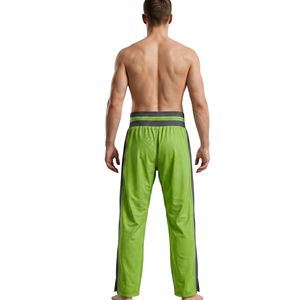 Neon Green Charcoal Waist Boxing <b>Trousers</b> Moisture Wicking Training Apparel Flexible Sports Boxing <b>Trousers</b> - Product Image 2
