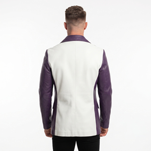 High Quality Genuine <b>Leather</b> <b>Blazer</b> for Men Cowhide <b>Blazer</b> Men Business Coat Wholesale Men Genuine <b>Leather</b> <b>Blazer</b> - Product Image 2