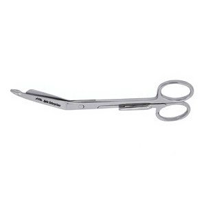 Ciseaux à pansements Lister 5,5 pouces avec clip de poche – Instrument chirurgical médical pour paramédicaux, infirmiers, traumatismes et pansements – Qualité allemande - Product Image 1