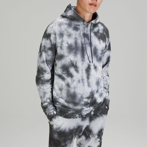 Sweat-shirt surdimensionné personnalisé tie-dye en molleton de coton épais, lavage vintage, streetwear, hiver, éco-responsable - Product Image 6