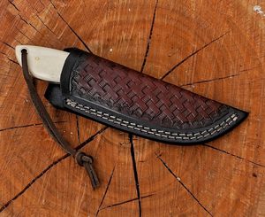 Cuchillo de Caza Artesanal de Grado Industrial BA Enterprises, Hoja de Acero Inoxidable con Punta Caída, Mango de Hueso, 7.5 Pulgadas de Longitud Total - Product Image 5