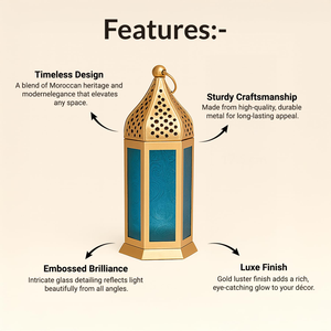 Iron <b>Moroccan</b> <b>Lantern</b> with Embossed Design Modern Durable Hanging Candle Holder for Christmas Birthday Wedding Home Decor - Product Image 5