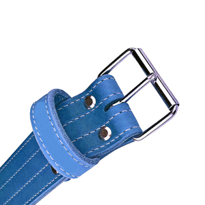 Heavy lifting leather belt gym waist support bodybuilding fitness training strong durable premium adjustable accessory gear - Product Image 5