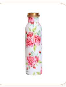 New Design Original Copper Leak Proof Eco-Friendly <b>Bottle</b> Applicable Anti-Corrosion Coating for Adults Office Use chakra printed - Product Image 3