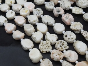 Coral Blanco Natural Pulido en Bruto, Piedra Suelta, Hilo de 16 Pulgadas, 7-15MM, Certificado por Terceros para Fabricación de Joyas, Nueva Llegada - Product Image 4