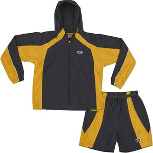 Conjuntos de Chaqueta Cortavientos de Nailon Personalizados para Hombre, Muy Solicitados, Ligeros, Impermeables, con Capucha y Pantalones Cortos, Ropa Deportiva Urbana - Product Image 1