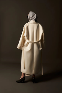 Simple Solid Button Breathable Regular Sleeve Midi Satin Casual Loose Waist Minimalist Woven Silk Loose Dresses Made in Vietnam - Product Image 6