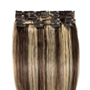 Peluca de Cabello Humano 100% Remy con Trama Completa, Larga, con Reflejos Rubios, Textura Ondulada Natural - Product Image 3